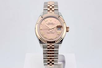 Thumbnail von Rolex Lady-Datejust 28 Steel And Rose Gold - Jubilee Bracelet - Fluted Bezel Rose Roman Dial - With Box And Papers - 279171 2024