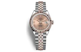Thumbnail von Rolex Lady-Datejust 28 Steel And Rose Gold - Jubilee Bracelet - Fluted Bezel Rose Roman Dial - With Box And Papers - 279171 2024