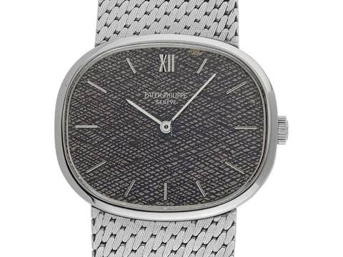  Patek Philippe Ellipse d'Or Golden Ellipse Ref.3545-1G 1970 Full Set sehr gut Vintage 