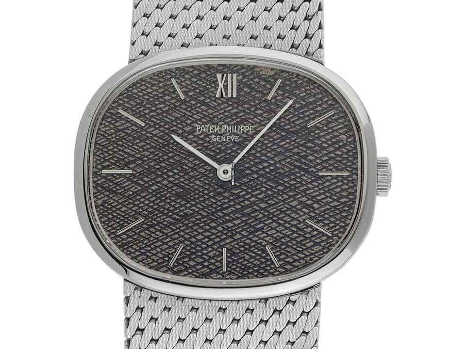  Patek Philippe Ellipse d'Or Golden Ellipse Ref.3545-1G 1970 Full Set sehr gut Vintage 