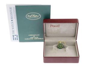 Thumbnail von Piaget Altiplano extraflach Ref.8065 1989 original Box sehr gut Vintage