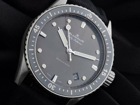  Blancpain Fifty Fathoms Bathyscaphe Ref.5000-1110-B52A 2021 Full Set wie Neu 