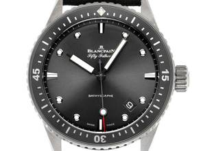 Thumbnail von Blancpain Fifty Fathoms Bathyscaphe Ref.5000-1110-B52A 2021 Full Set wie Neu