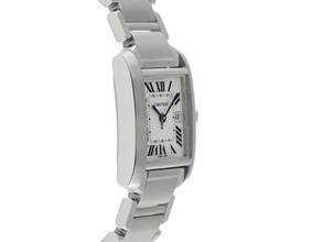 Thumbnail von Cartier Tank Française MM Medium Modell Ref.2465 2007 original Box sehr gut Vintage