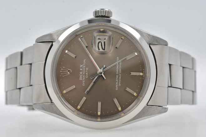  Rolex Oyster Perpetual Date 1500 - LC100 Grey Dial Vintage 