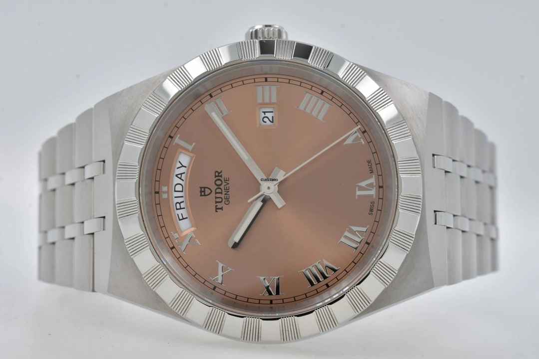  Tudor Royal Day Date 28600 Salmon Dial 