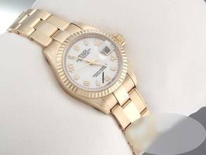 Thumbnail von Rolex Lady-Datejust 26mm 79178 Gelbgold 750 2000 Automatik Gold Damen Damenuhr 18kt Yellow Gold Oyster-band Chronometer White Dial