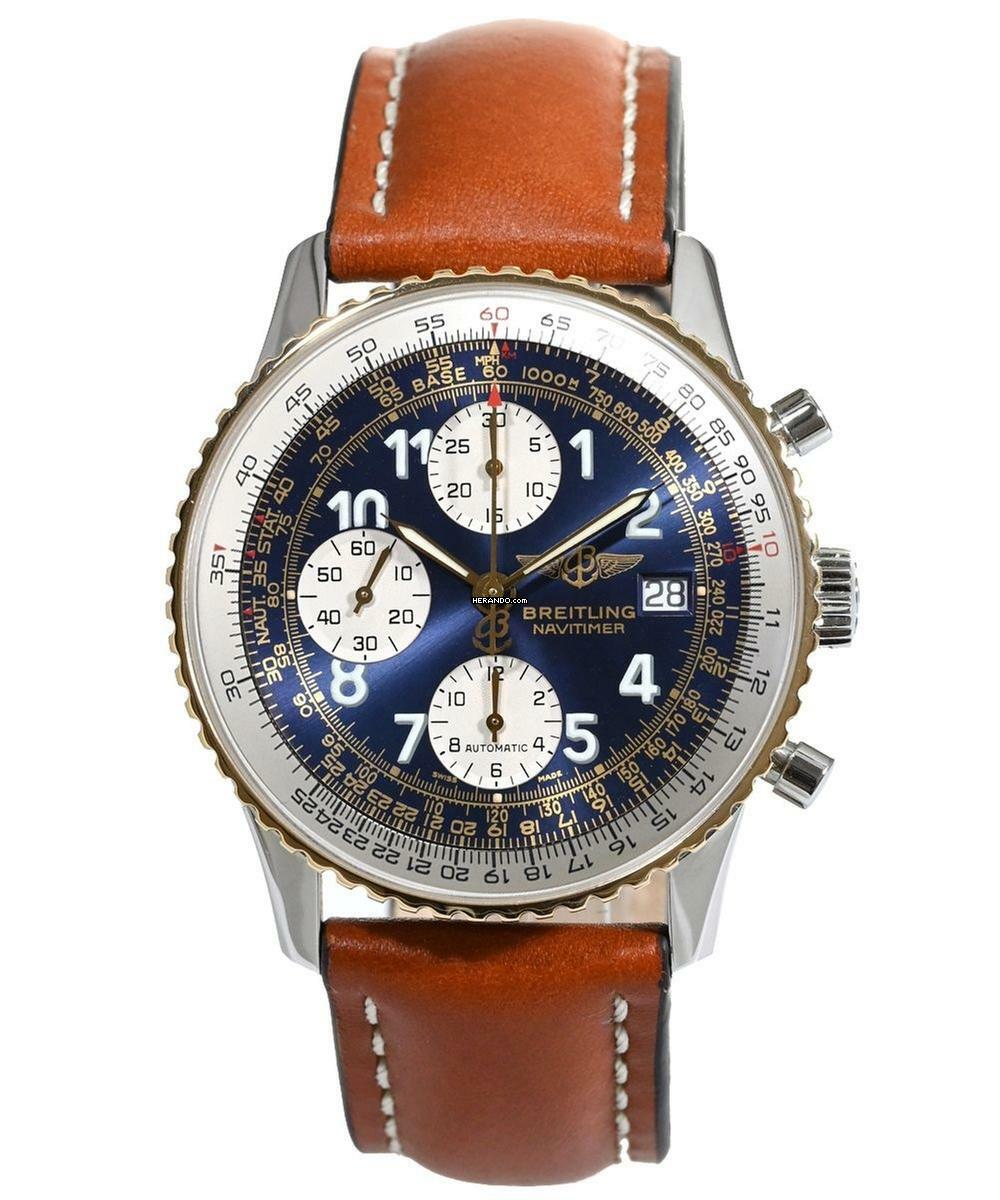  Breitling Old Navitimer Stahl/Gold Ref. D13322 