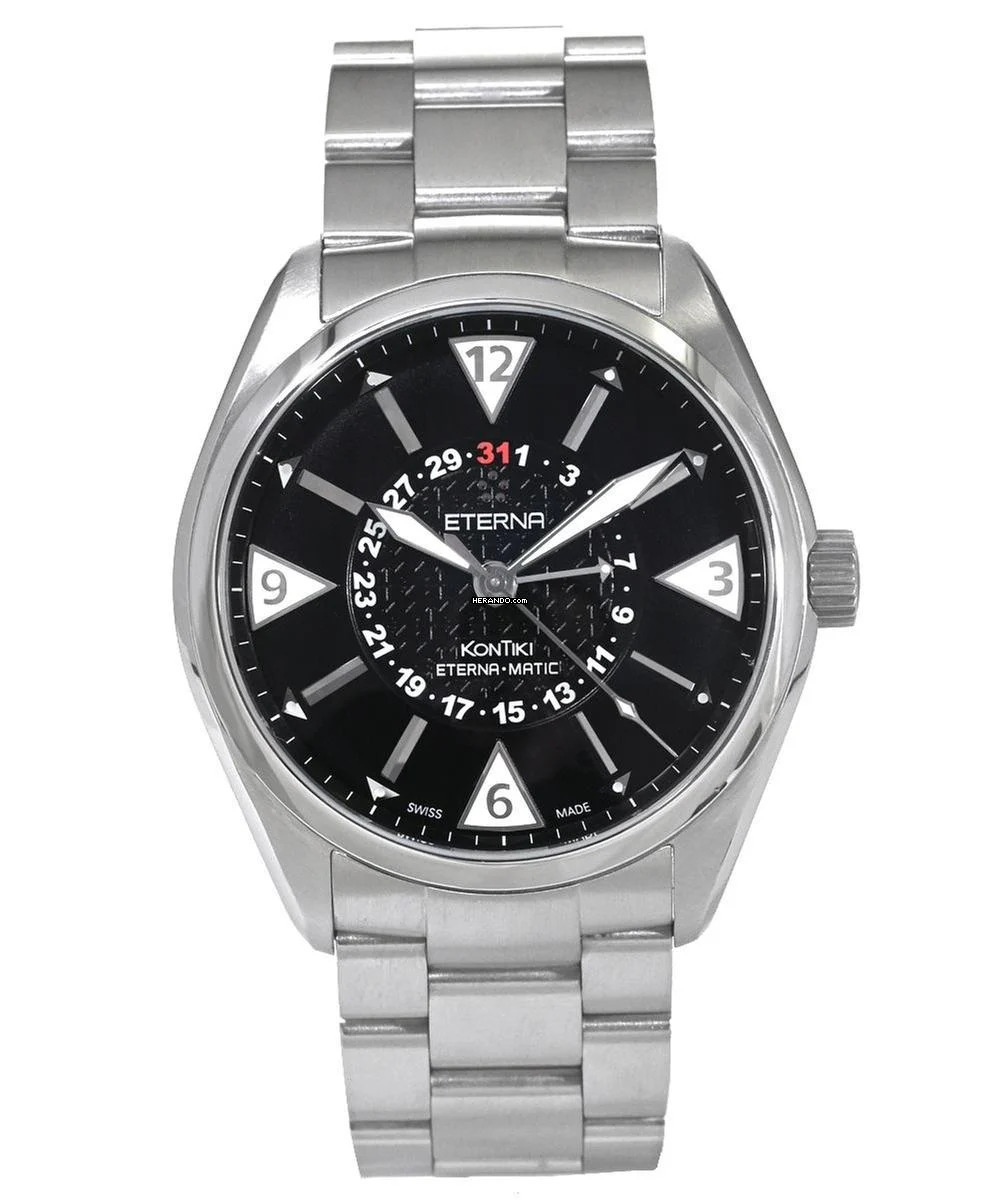  Eterna Kontiki Automatik 4 Zeiger-Uhr Ref. 1592.41.40 