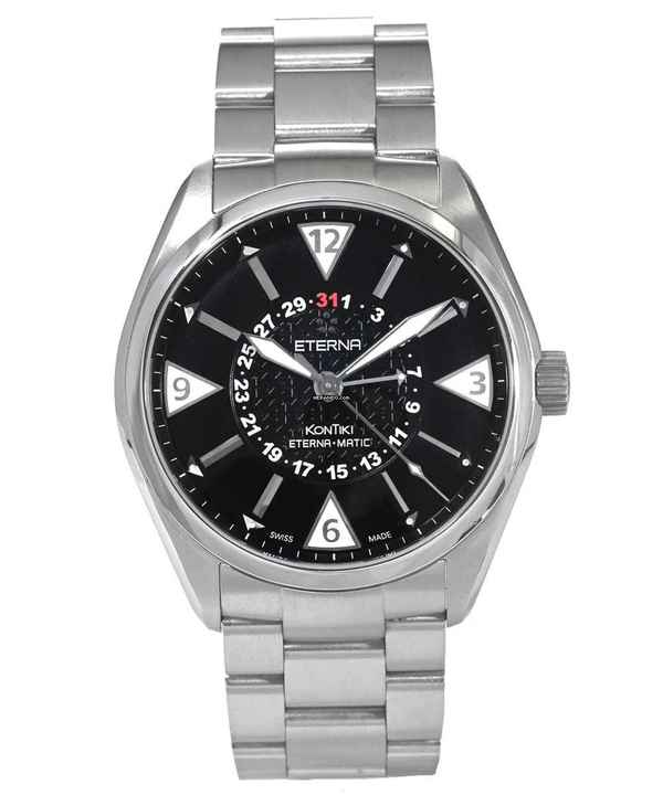  Eterna Kontiki Automatik 4 Zeiger-Uhr Ref. 1592.41.40 