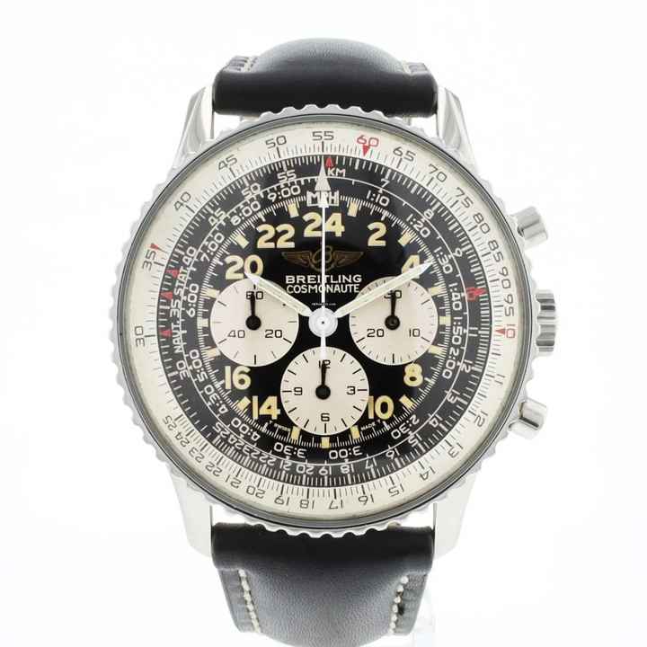  Breitling Navitimer Cosmonaute Steel Black Dial 