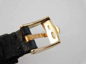 Thumbnail von Rolex Cellini 18 Karat Gelbgold Cellini Handaufzug medium Size 24 x 29 mm N.O.S. mit original 18 Kt Schließe Original Band und Box