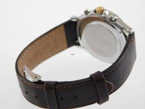 Thumbnail von Jaeger-LeCoultre Heraion Reveil Herrenuhr Chronograph Alarm im Top Zustand 36mm Stahl / Gold