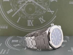 Thumbnail von Audemars Piguet Royal Oak Jumbo jumbo” Extra Thin 39mm Blue Dial Like New Full Set