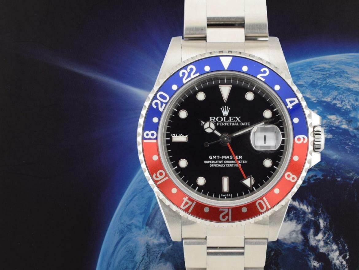  Rolex GMT-Master 16700 Rare Dial only Swiss Like New 1999 - Full Set 