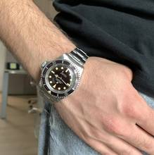 Thumbnail von Rolex Submariner (No Date) 5513 Bart Simpson brown dial 1967 Full Set TOP Condition