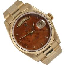 Thumbnail von Rolex Day-Date 36 18038 President Wood dial yellow gold 18KT Full Set