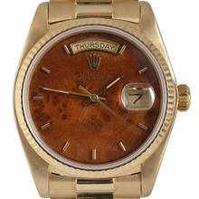 Thumbnail von Rolex Day-Date 36 18038 President Wood dial yellow gold 18KT Full Set