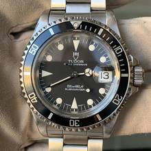 Thumbnail von Tudor Submariner Date 79090 black tritium dial 1995’s
