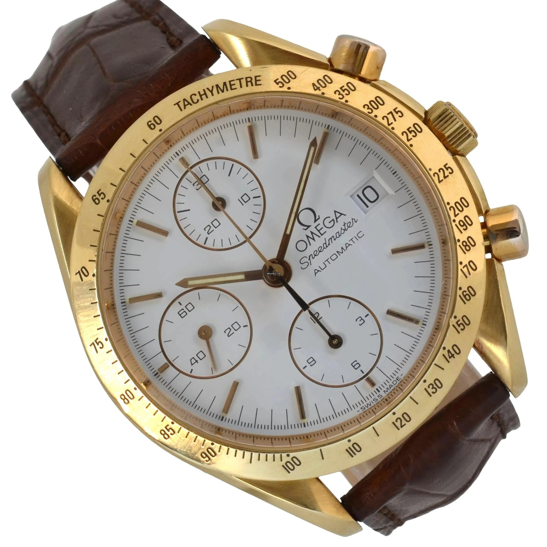 Omega Speedmaster Reduced 36112000 Reduced yellow gold 18KT Automatic Full Set