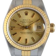 Thumbnail von Rolex Lady-Datejust 69173 Ladies 26MM champagne dial Full Set