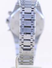 Thumbnail von Audemars Piguet Royal Oak Chronograph Stahl blue Dial Automatik 39mm rar TOP B+P