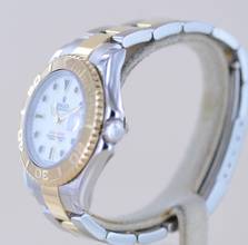 Thumbnail von Rolex Yacht-Master Stahl Gold Medium 35 mm white Dial 2013 Rehaut B+P