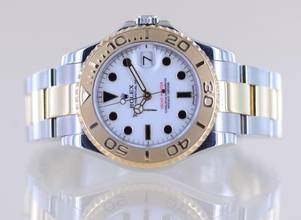 Thumbnail von Rolex Yacht-Master Stahl Gold Medium 35 mm white Dial 2013 Rehaut B+P