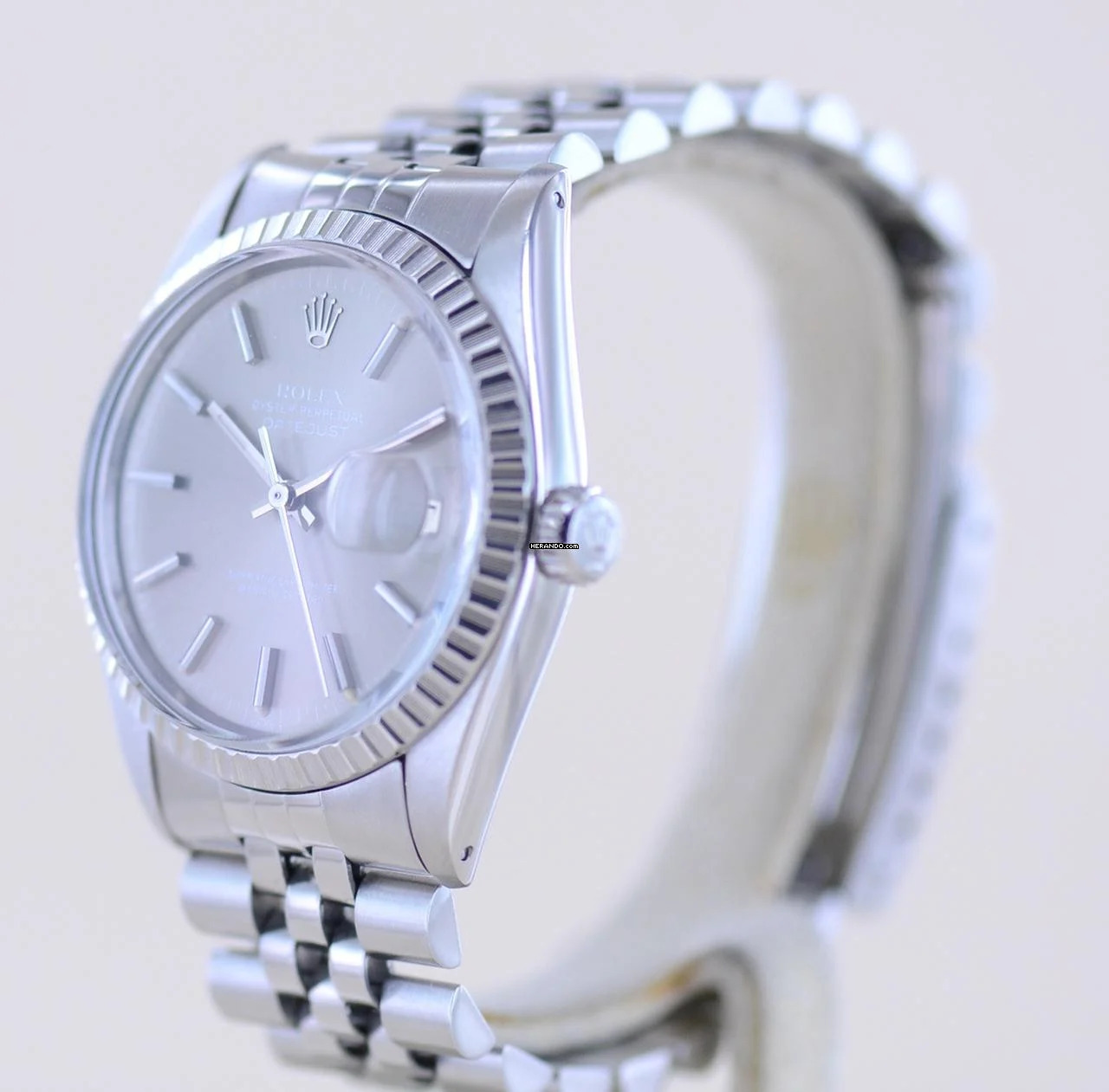 Rolex Datejust 36 36mm grey Dial Jubilé Plexiglas Automatik