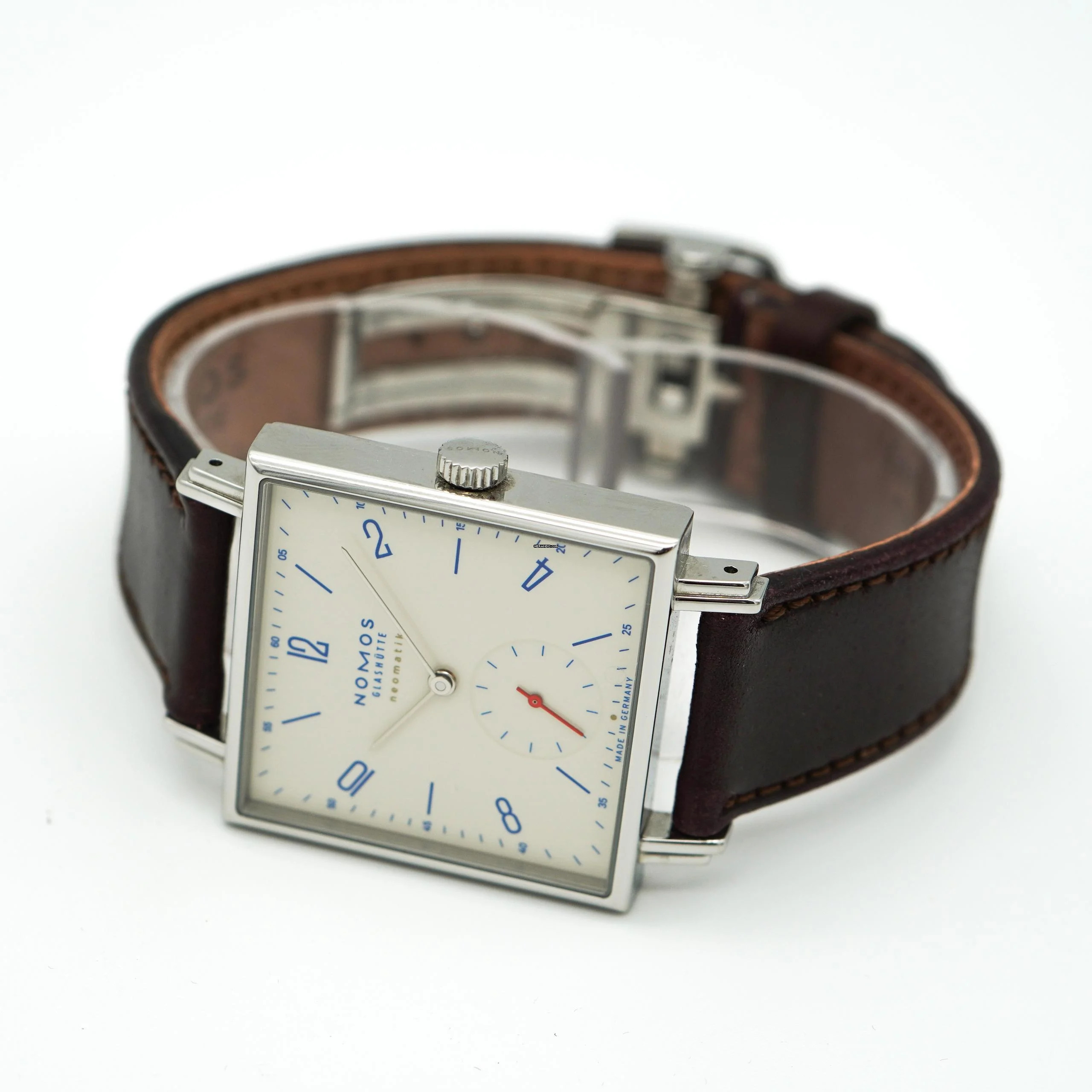  NOMOS Tetra Neomatik 175 Years Watchmaking Glashütte Off White 