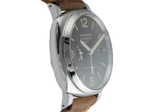 Thumbnail von Panerai Radiomir 1940 3 Days Automatic GMT Stahl Automatik Ref. PAM00657 Papiere 2017