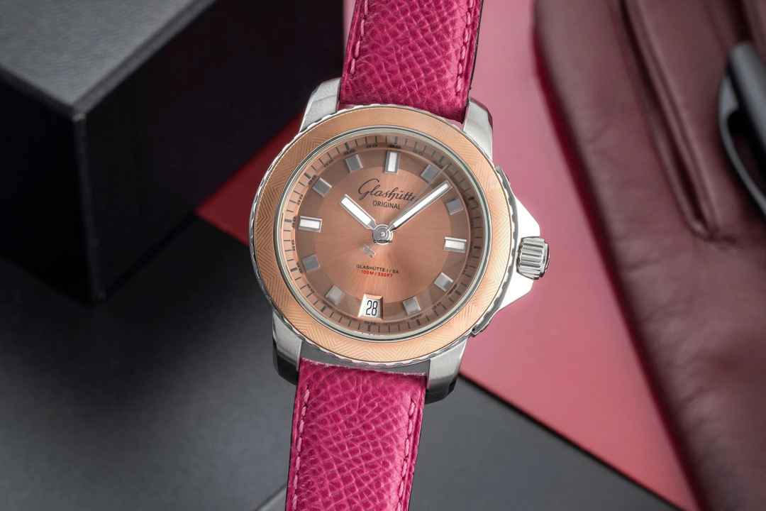  Glashütte Original Sport Evolution M Lady Sport Stahl Automatik Damen Ref 39-21-01-02-04 Box & Papiere 2010 