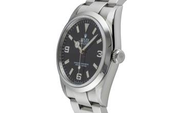 Thumbnail von Rolex Explorer 36 Black Dial Oyster Stahl Automatik Ref. 114270 V-Serie Box