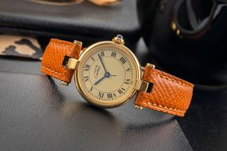 Thumbnail von Cartier Vendome LC PM Vermeil 925 Silber Ivory Dial Damenuhr Ref. 84978213