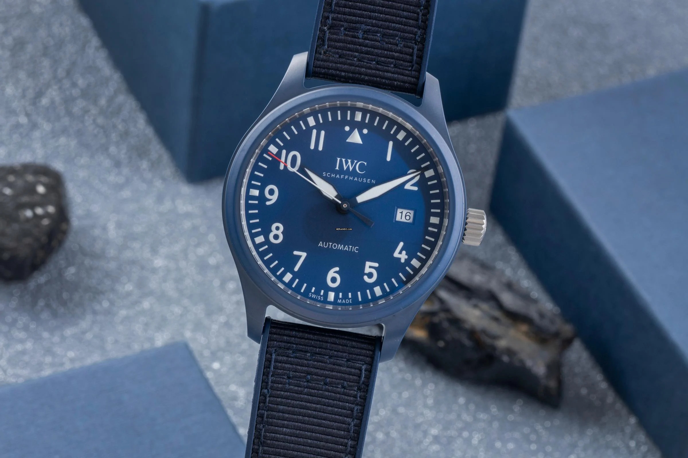 IWC Fliegeruhr Pilot´s Watch Laureus Limited Sport for Good Keramik Ref. IW328101 B&P