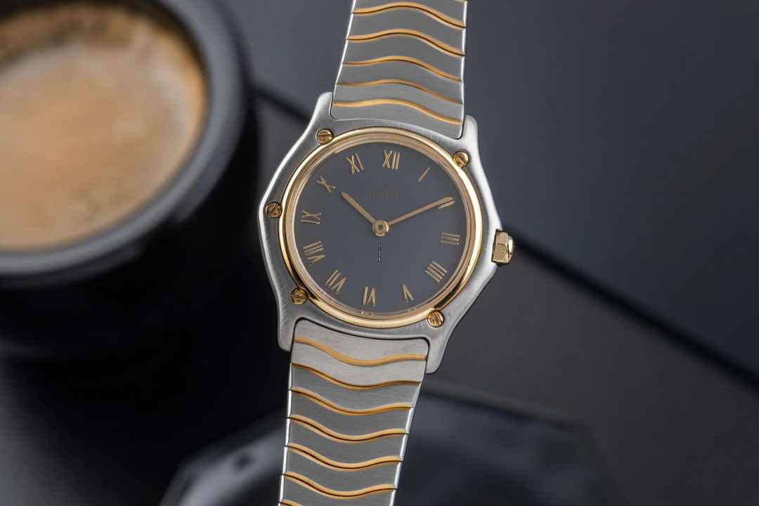  Ebel Classic Wave Lady Stahl / Gold Quarz Damenuhr Ref. 181908 Klassiker 