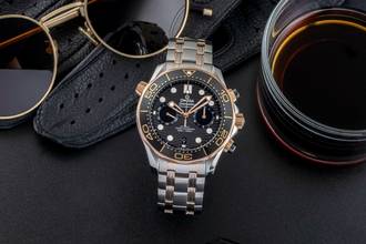Thumbnail von Omega Seamaster Chronograph Stahl / Gold Automatik Ref. 210.20.44.51.01.001 B&P