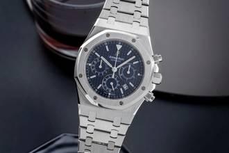 Thumbnail von Audemars Piguet Royal Oak Chronograph Kasparov Chronograph Ref. 25860ST.OO.1110ST.03 B&P