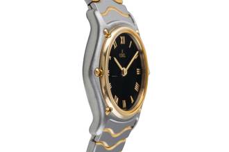 Thumbnail von Ebel Sport Classique Lady Black Dial Stahl / Gold Damenuhr Ref. 1057901