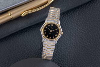 Thumbnail von Ebel Sport Classique Lady Black Dial Stahl / Gold Damenuhr Ref. 1057901