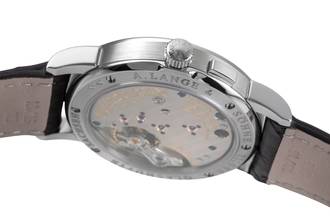 Thumbnail von A. Lange & Söhne Saxonia 950 Platin Handaufzug Ref. 105.025 Seltenheit Box