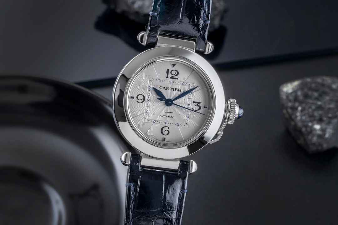  Cartier Pasha de Cartier Lady Automatik Stahl Damenuhr Ref. WSPA0013 