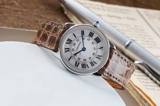 Thumbnail von Cartier Ronde Solo de Cartier Edelstahl Quarz Damenuhr Ref. W6700155 2933