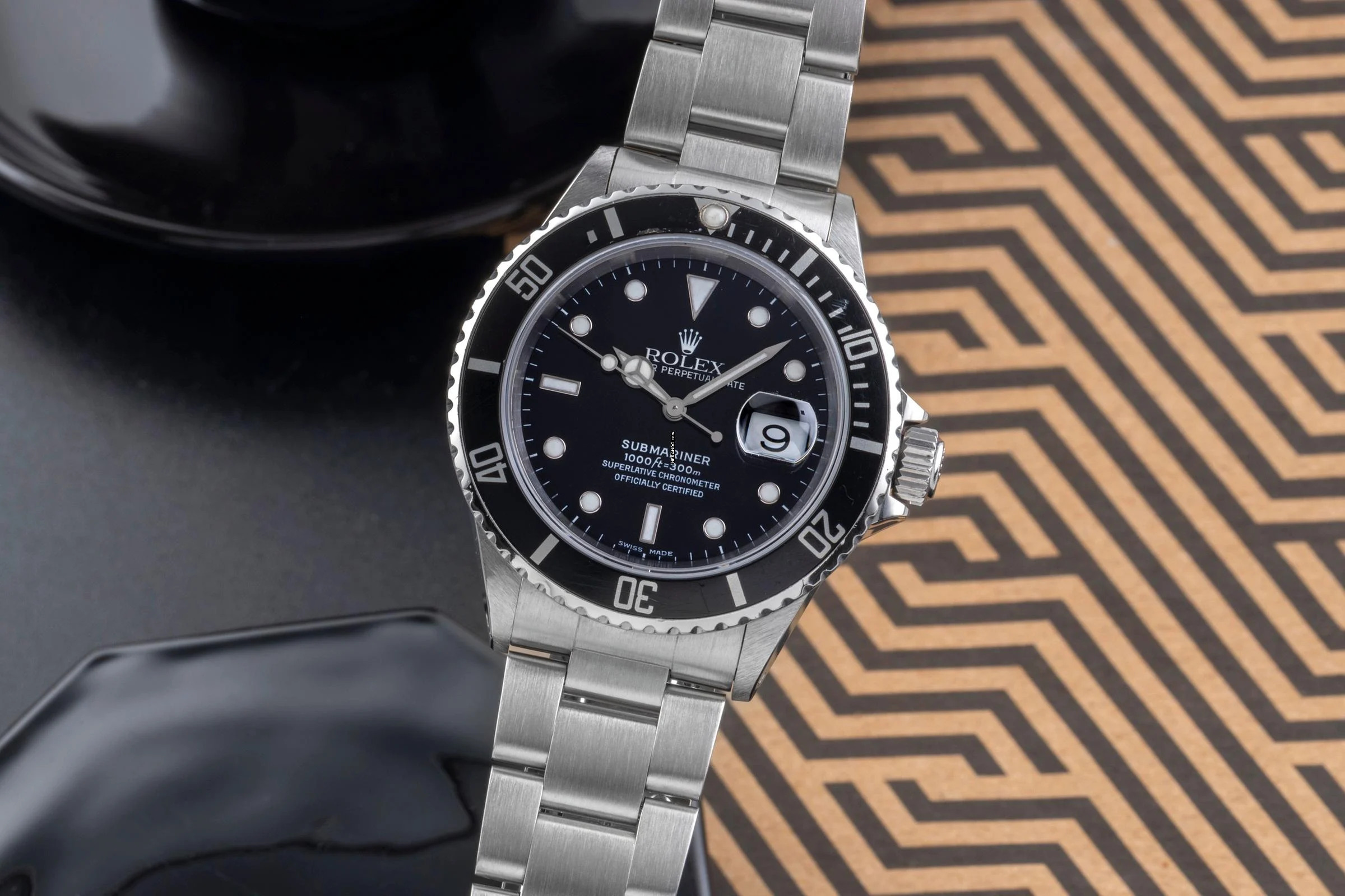  Rolex Submariner Date 40 Stahl Automatik Herrenuhr Ref. 16610 K-Serie 