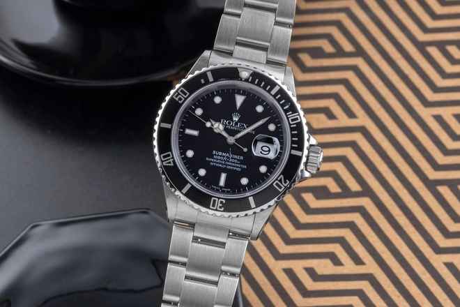  Rolex Submariner Date 40 Stahl Automatik Herrenuhr Ref. 16610 K-Serie 