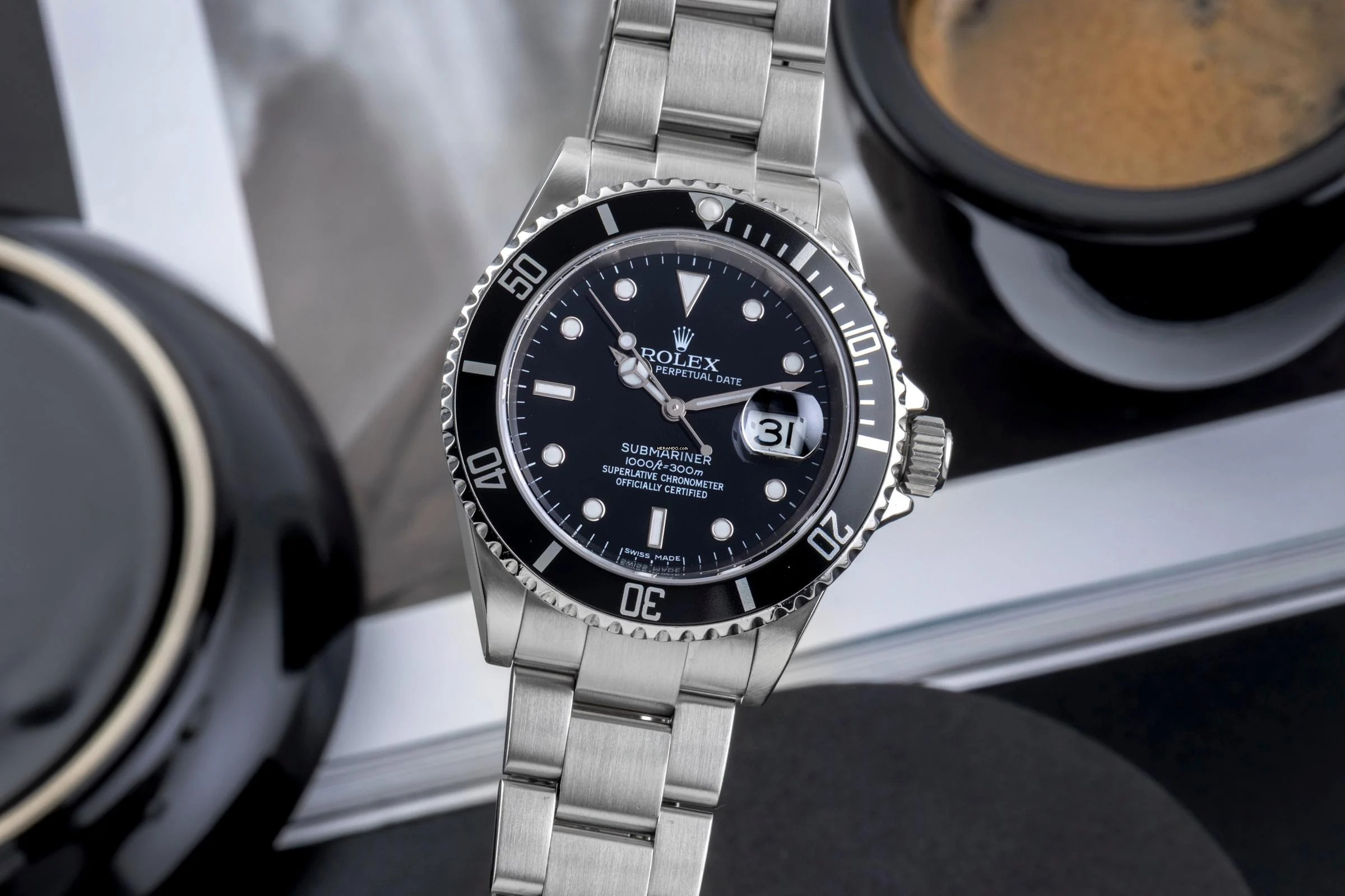  Rolex Submariner Date 1000ft Oyster Edelstahl Automatik Ref. 16610T Z-Serie 