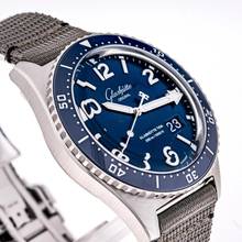 Thumbnail von Glashütte Original SeaQ Panoramadatum Panorama Date 43 Blue – 1-36-13-02-81-34 – like NEW – 2022 Full Set