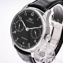 Thumbnail von IWC Portugieser Automatik 7 Days 42 Black – IW500703 – like NEW – 01/2022 Full Set