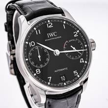 Thumbnail von IWC Portugieser Automatik 7 Days 42 Black – IW500703 – like NEW – 01/2022 Full Set