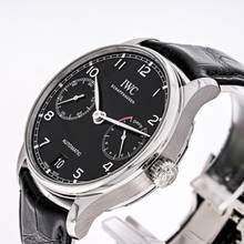 Thumbnail von IWC Portugieser Automatik 7 Days 42 Black – IW500703 – like NEW – 01/2022 Full Set